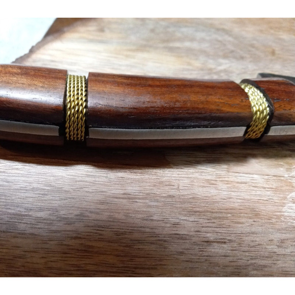 Valley Forge Hunting Knife High Carbon Steel 3.75MM w/ Leather Sheath VF-143PW - Picture 6 of 11